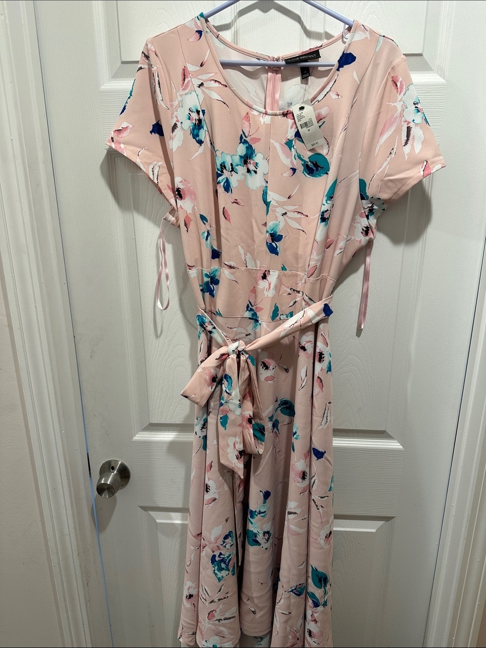 Lane Bryant Pink Floral Maxi Dress